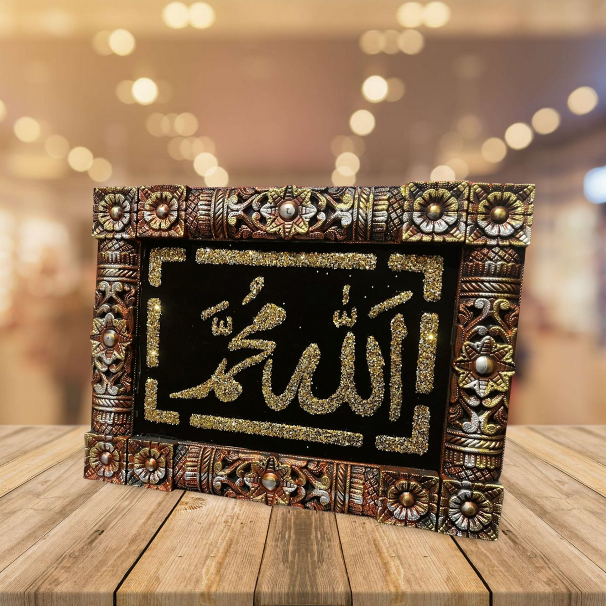 Wooden Islamic wall hanging sceneries decoration